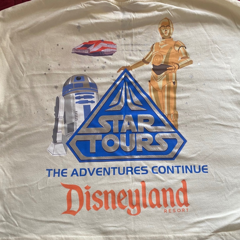 Boxy Cropped Disneyland Star Tours Top